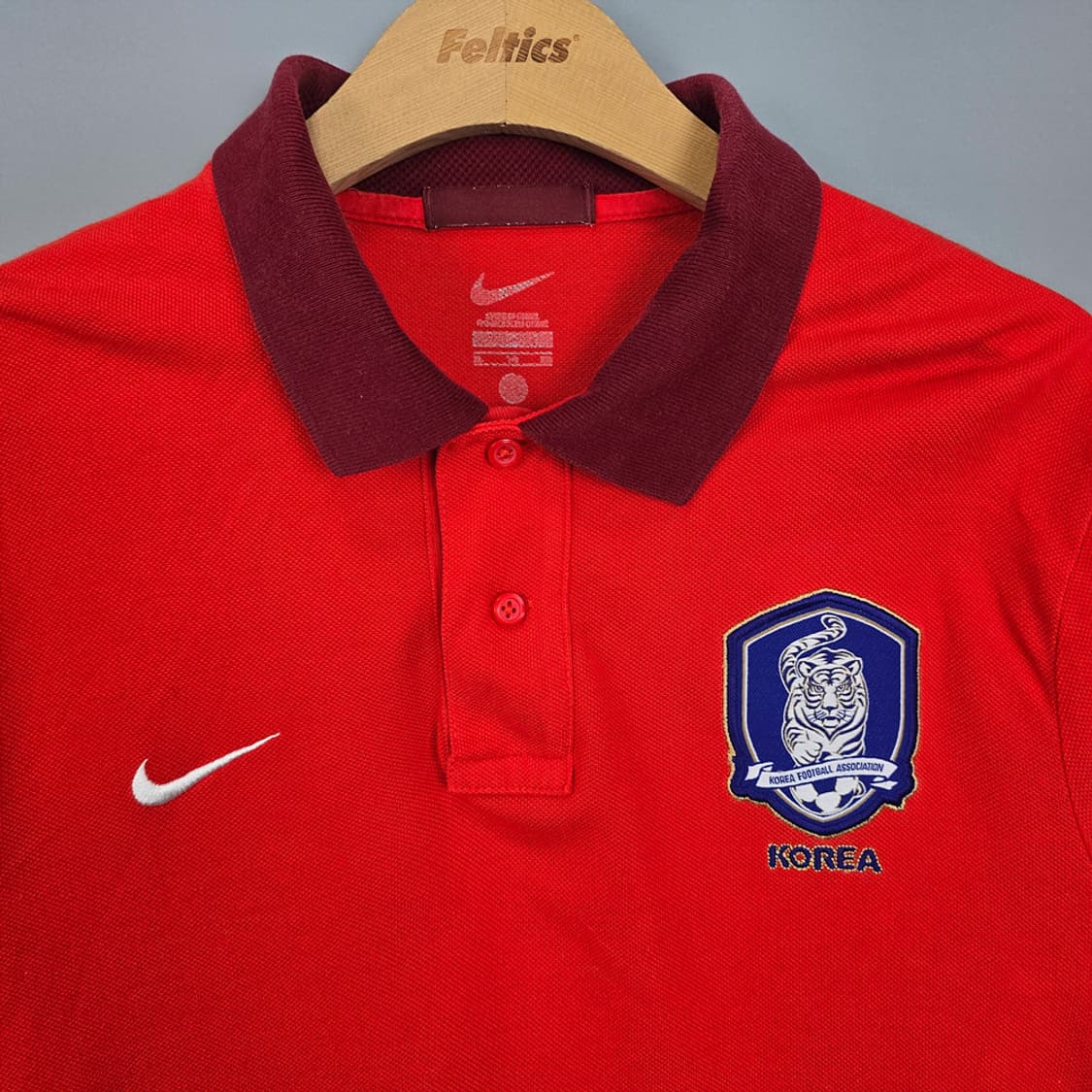 남성 나이키 축구국가대표 긴팔 폴로티셔츠 축구유니폼 105 상품이미지2