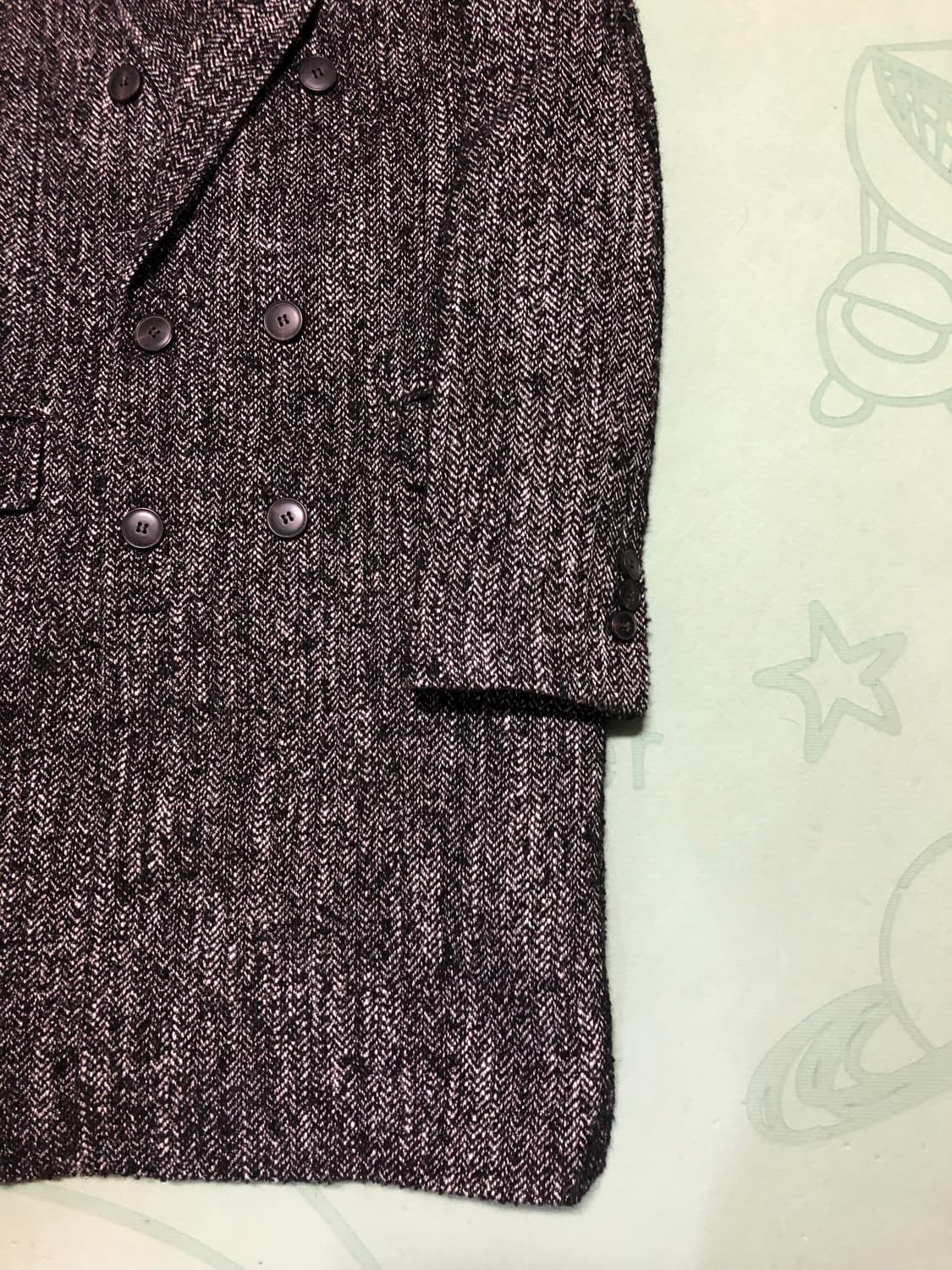(초특가)편집샵 더블브레스트 헤링본코트/몽클레어 발망 프라다 우영미스톤 상품이미지2