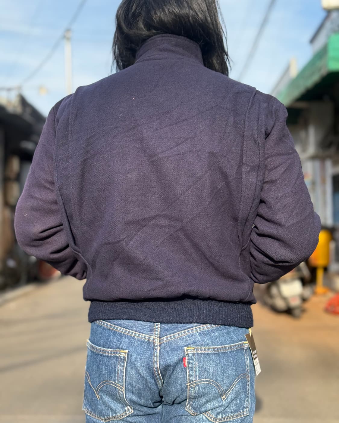 80‘s 엘엘빈 울 해링턴 자켓 M 상품이미지9