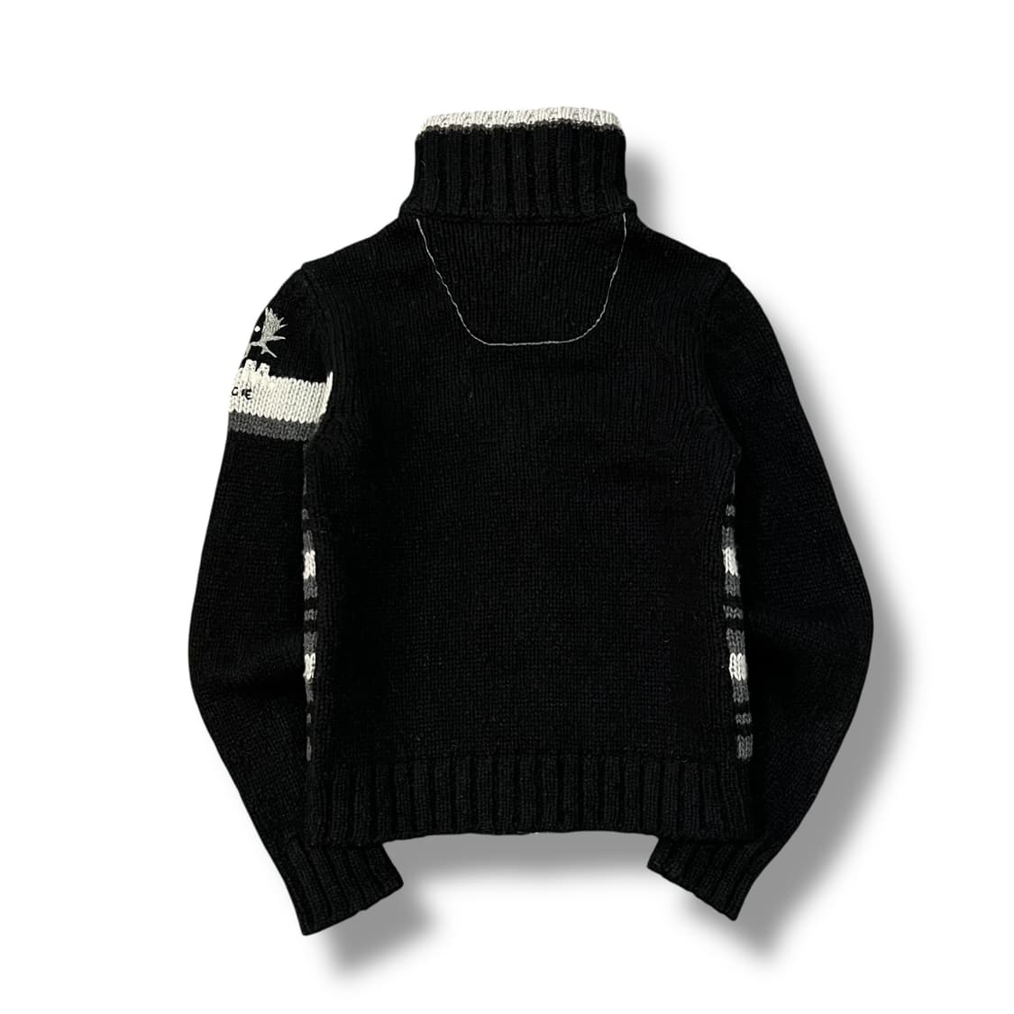  Energie 하이넥 체크 니트 집업 y14403 상품이미지3