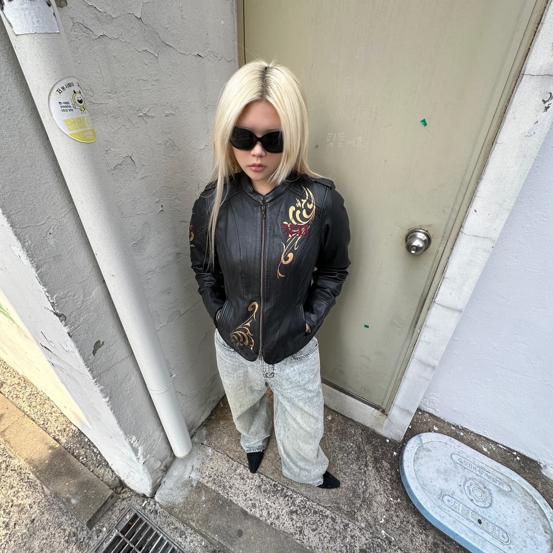 2008년 아카이브 할리데이비슨 트라이벌 가죽자켓 상품이미지10