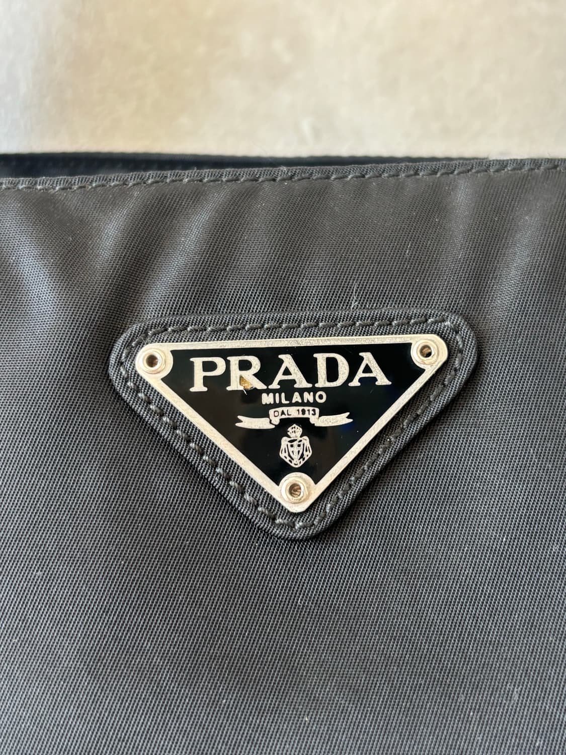 프라다 블랙 나일론 토트백 상품이미지3