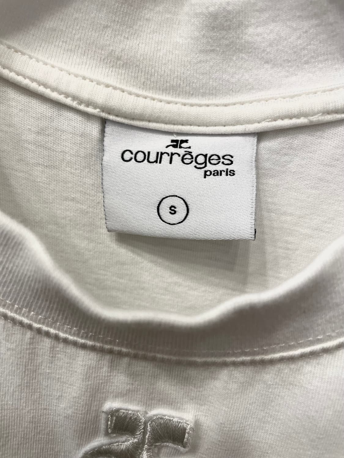 courreges 꾸레쥬 제니 반팔티 S 상품이미지8