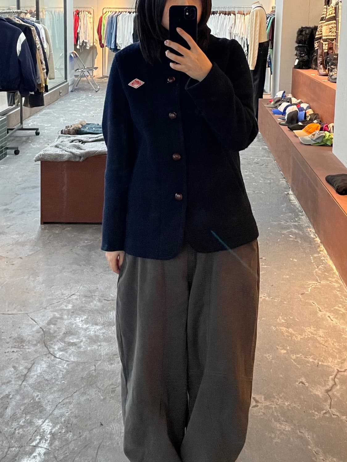 단톤 울 네이비 자켓 H821 상품이미지1