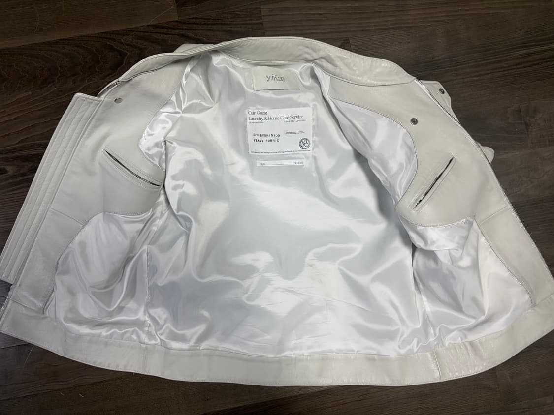 yiyae 레더 바이커 자켓 m 상품이미지3