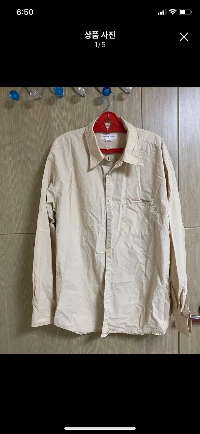 토마스모어 페이퍼셔츠 M사이즈 상품이미지1