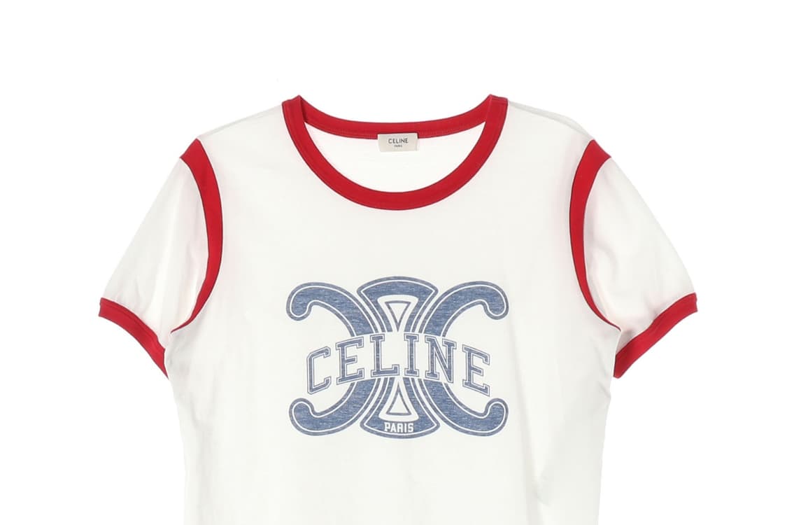 셀린느 코튼 저지 트리옹프 반팔 티셔츠 링거티 M
 상품이미지3