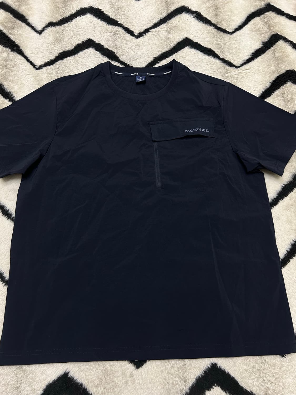 [M]몽벨 액티브 우븐 반팔/짙은네이비 상품이미지2