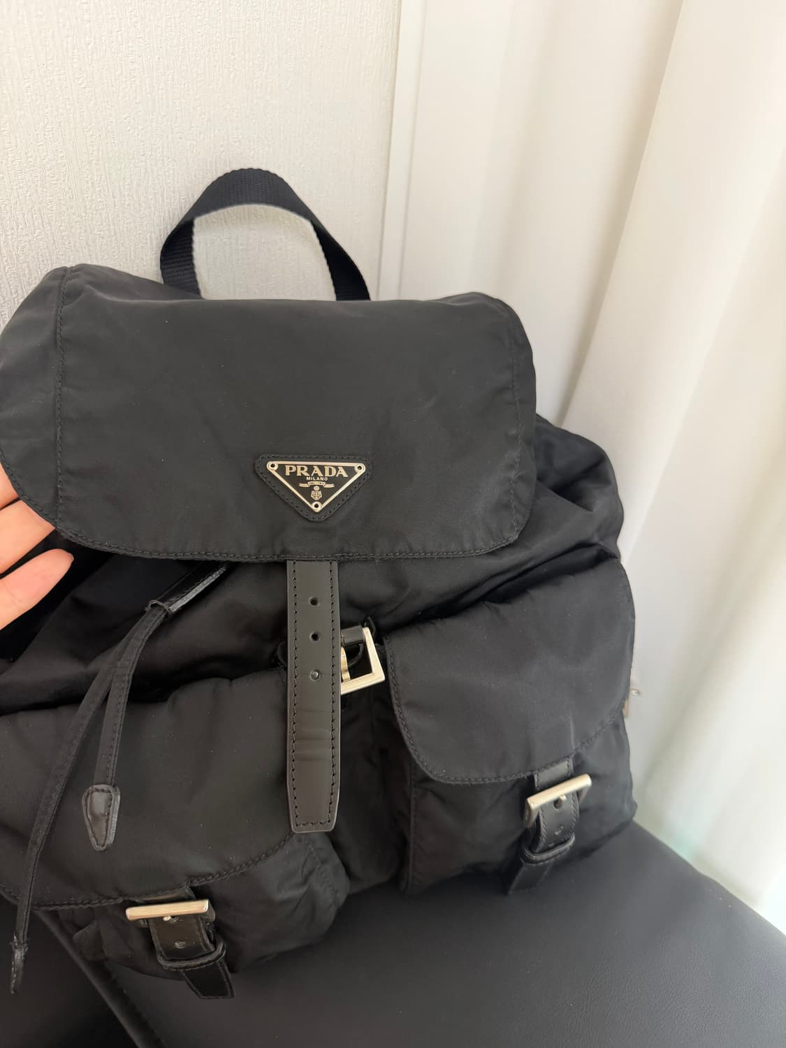 Prada 프라다 백팩 미듐 빈티지 상품이미지9