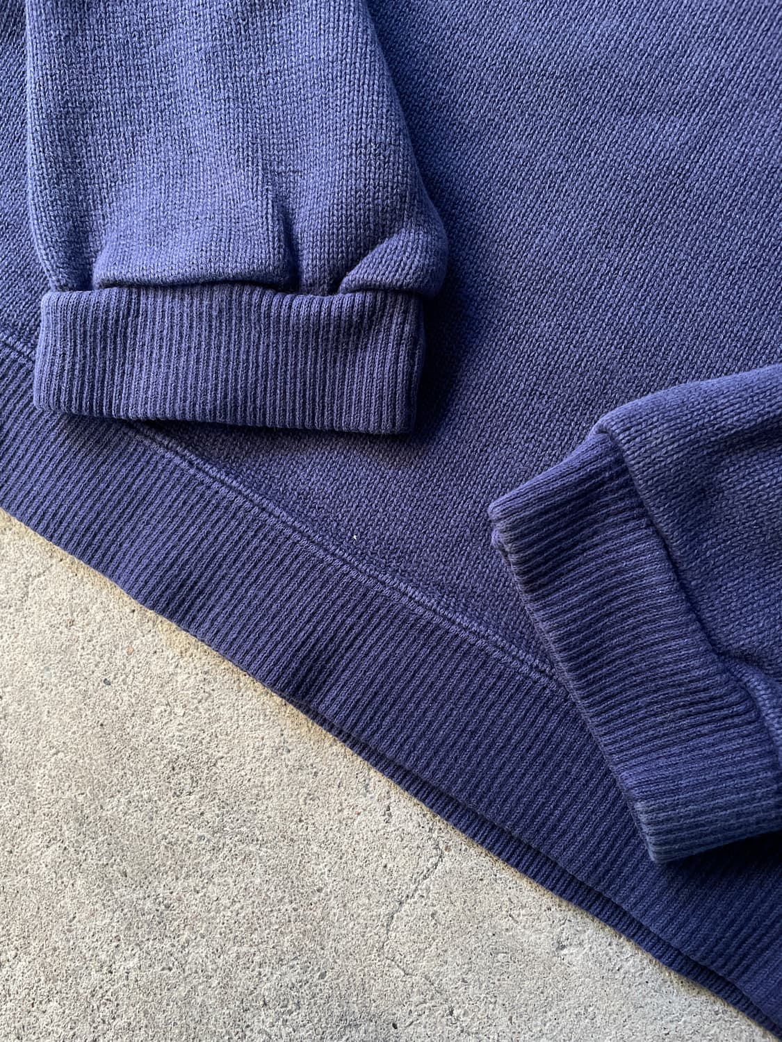 1998 Patagonia Navy Organic Cotton Knit 상품이미지7