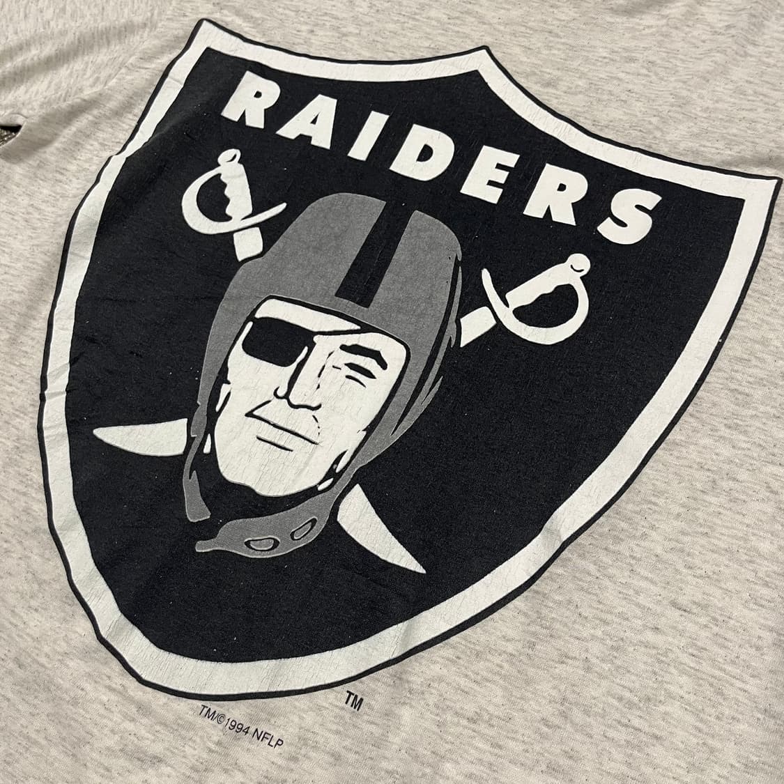 90s NFL 레이더스 로고 티셔츠 (95) 상품이미지3