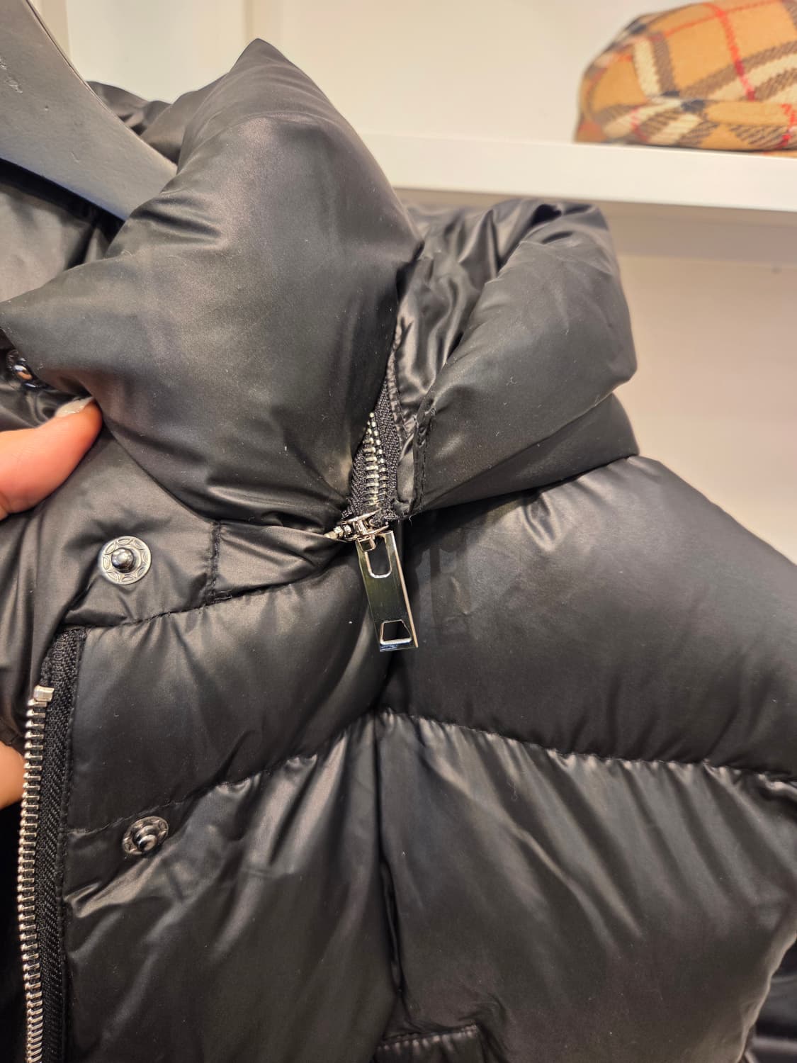 JS.NEW YORK JS뉴욕 오버핏 후드 집업 패딩 베스트 상품이미지6