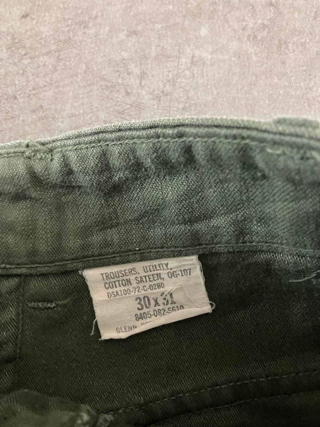 70s us army og107 퍼티그팬츠 상품이미지3