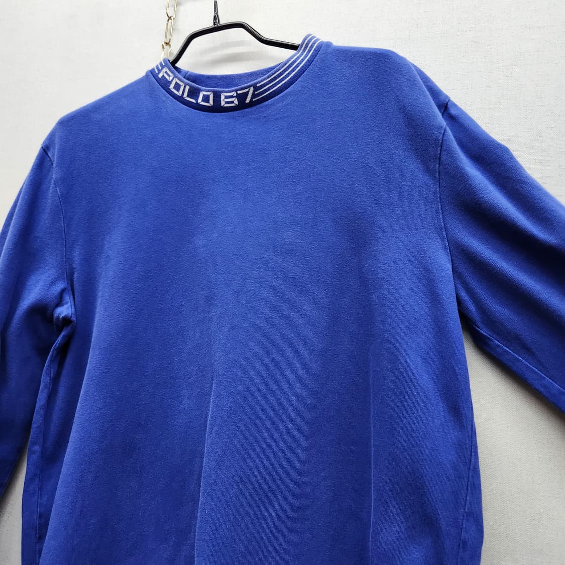 폴로랄프로렌 넥 스펠아웃 로고 긴팔티 S(M) 남여공용 상품이미지3