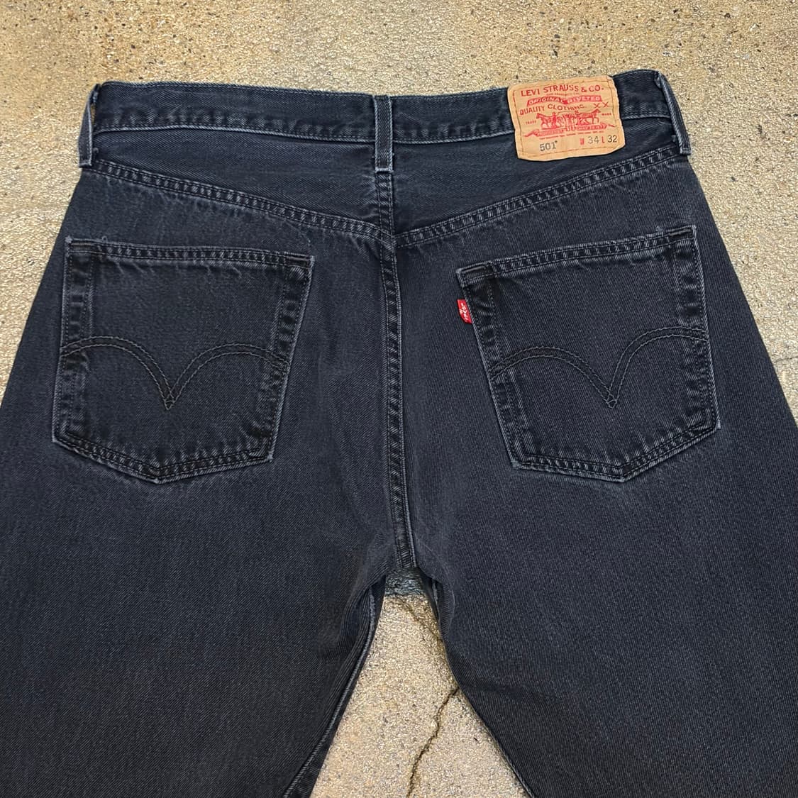 00s 미국 빈티지 리바이스 501 블랙진 청바지 상품이미지5