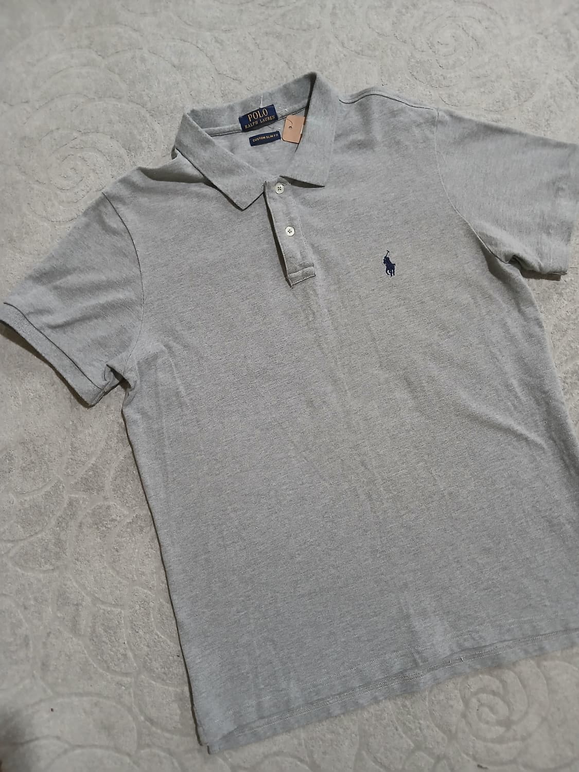 폴로 반팔 카라티 (그레이) L 상품이미지4