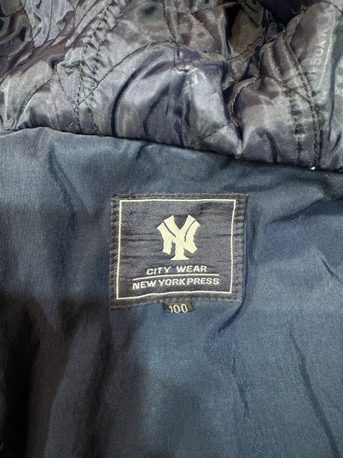 90s 시티웨어 뉴욕 프레스 후드 자켓 (L)  상품이미지6