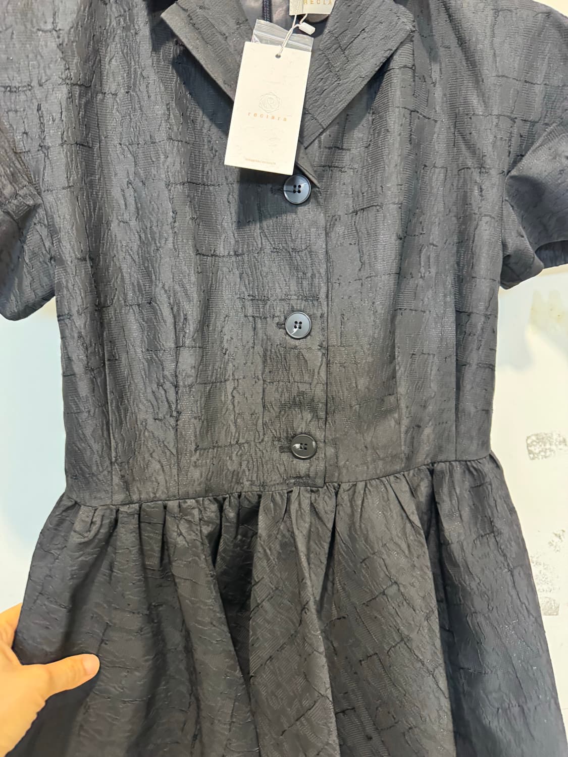 새상품 reclara 리클라라 자가드 원피스 상품이미지6