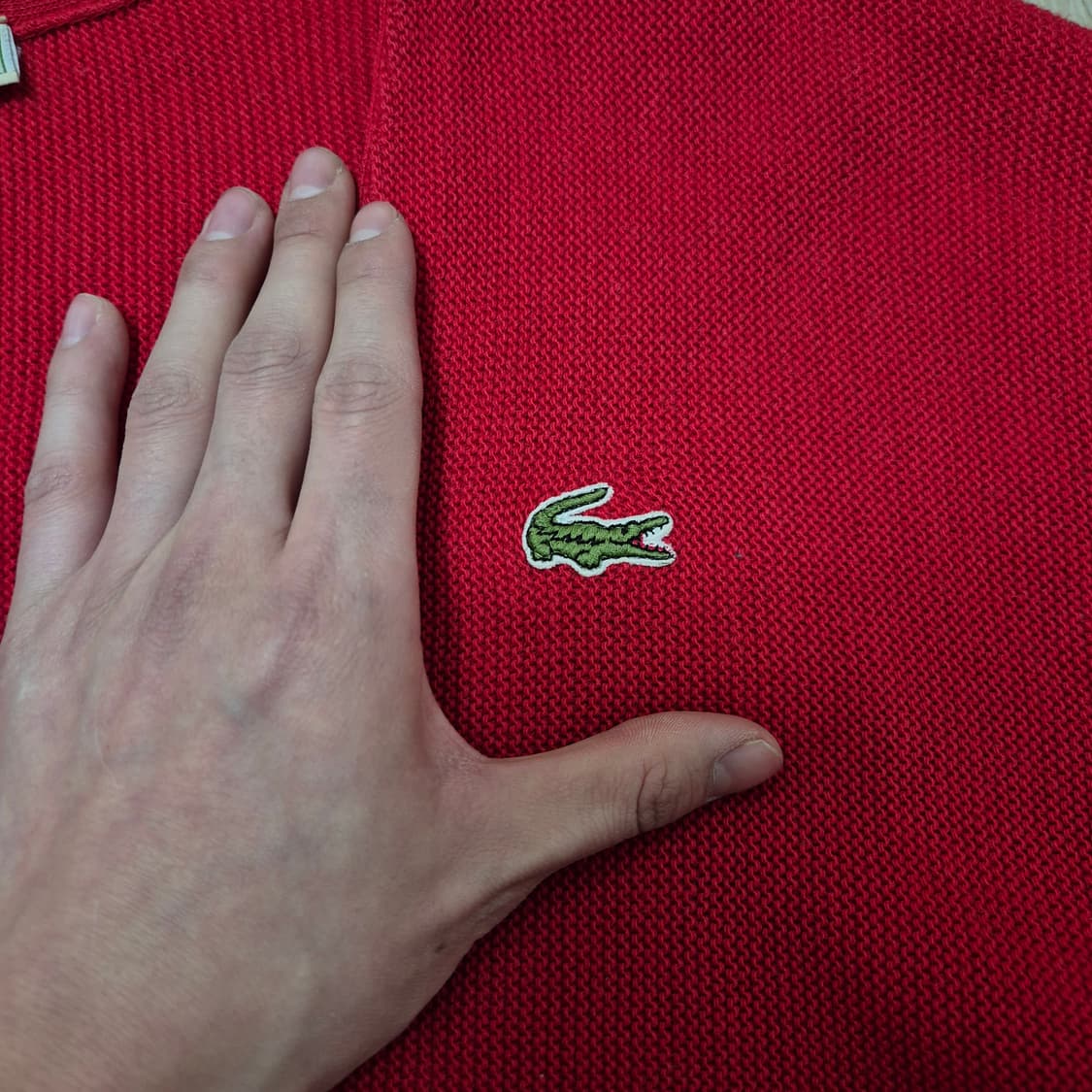 라코스테 키즈 크록패치 울 가디건 (16) 상품이미지4