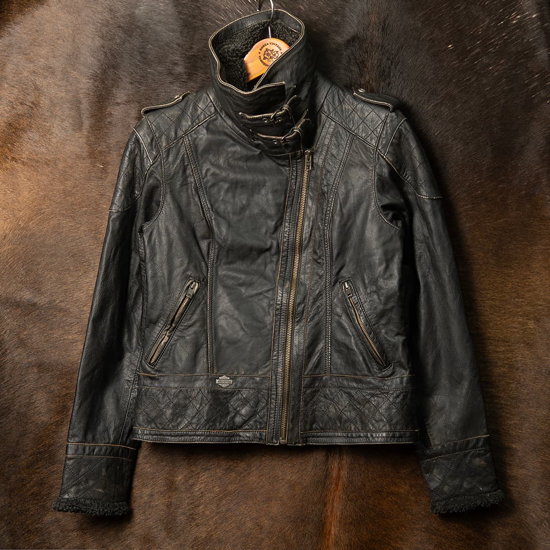 [44] 할리데이비슨 고트스킨 레더 라이더자켓 97125-13VW 상품이미지3