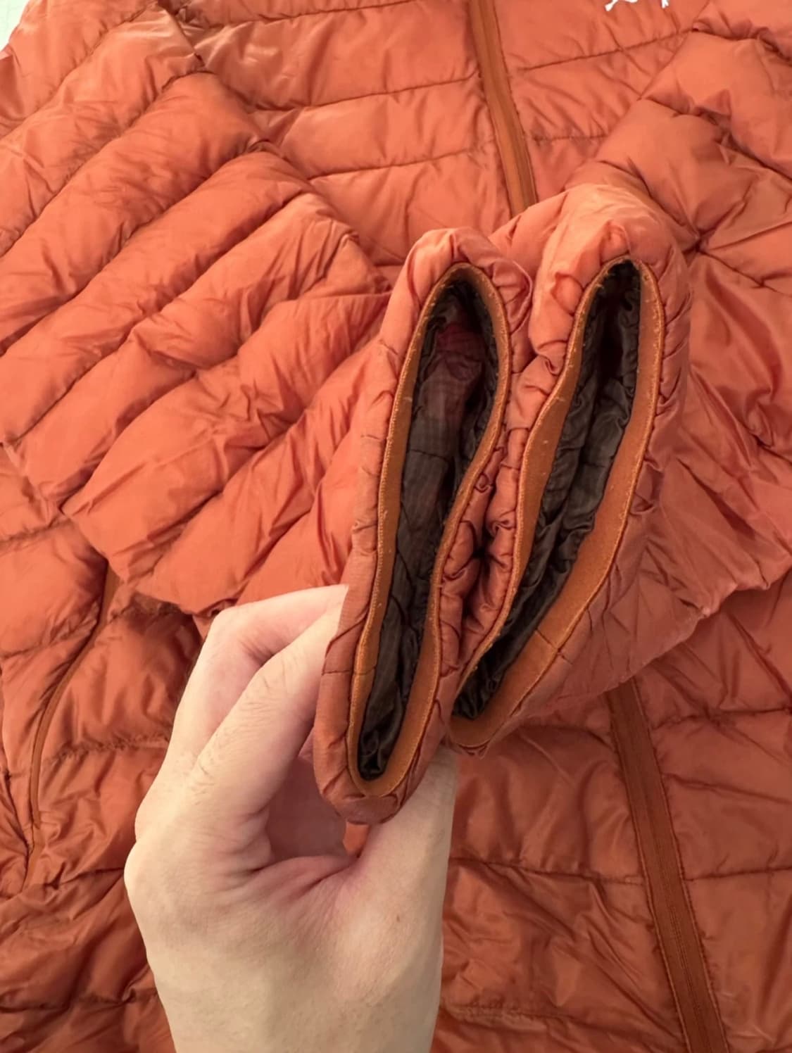 2XL 세륨 LT 코모레비(브라운) 후디 다운 자켓 / 경량패딩  상품이미지5