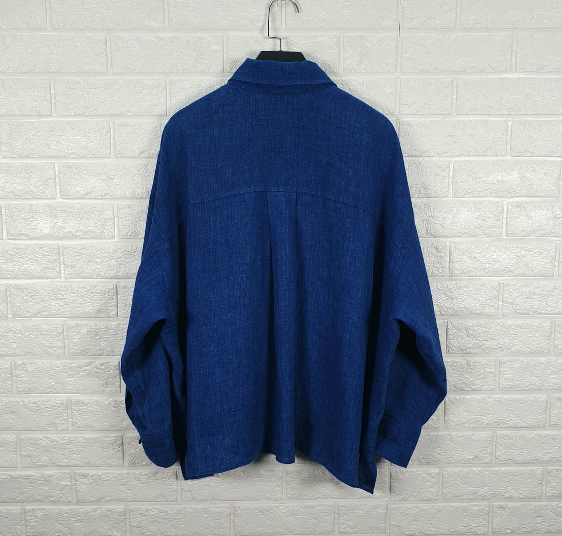 [F]베네통 린넨 루즈핏 셔츠 상품이미지3