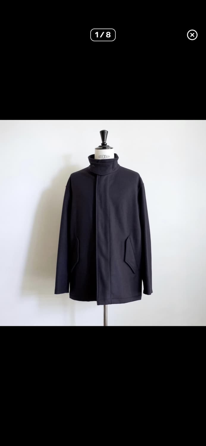 3) 코모리 펠튼 울 나일론 zip 블루종 자켓 상품이미지1