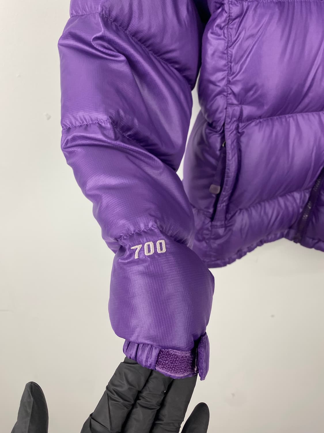 노스페이스 퍼플 눕시 700 덕다운 패딩 여성 85(m) 상품이미지4