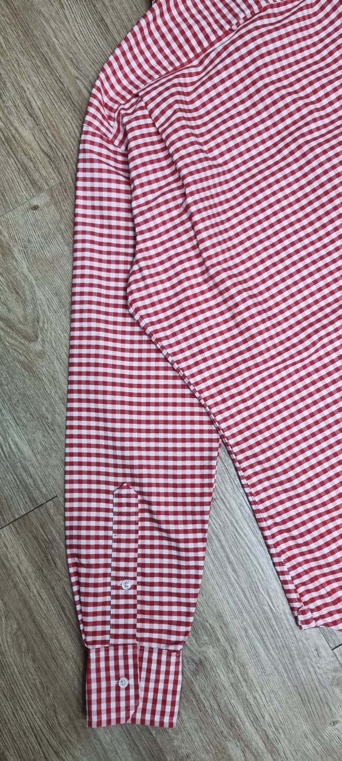 톰브라운 깅엄 레드 체크 셔츠 3size _ 남성, L 추천 상품이미지6