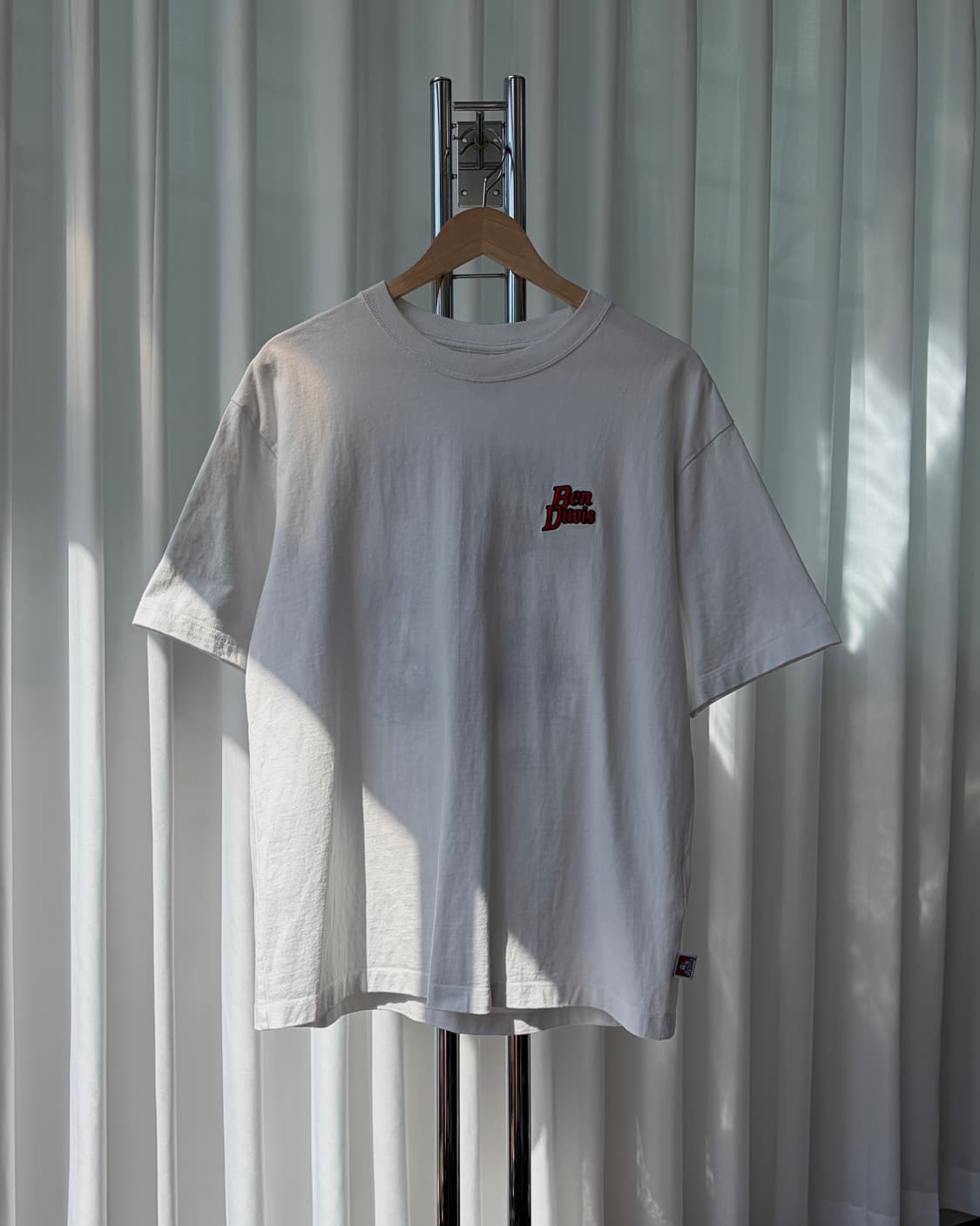 [L]벤 데이비스 BEN DAVIS 자수 반팔 티셔츠 상품이미지4