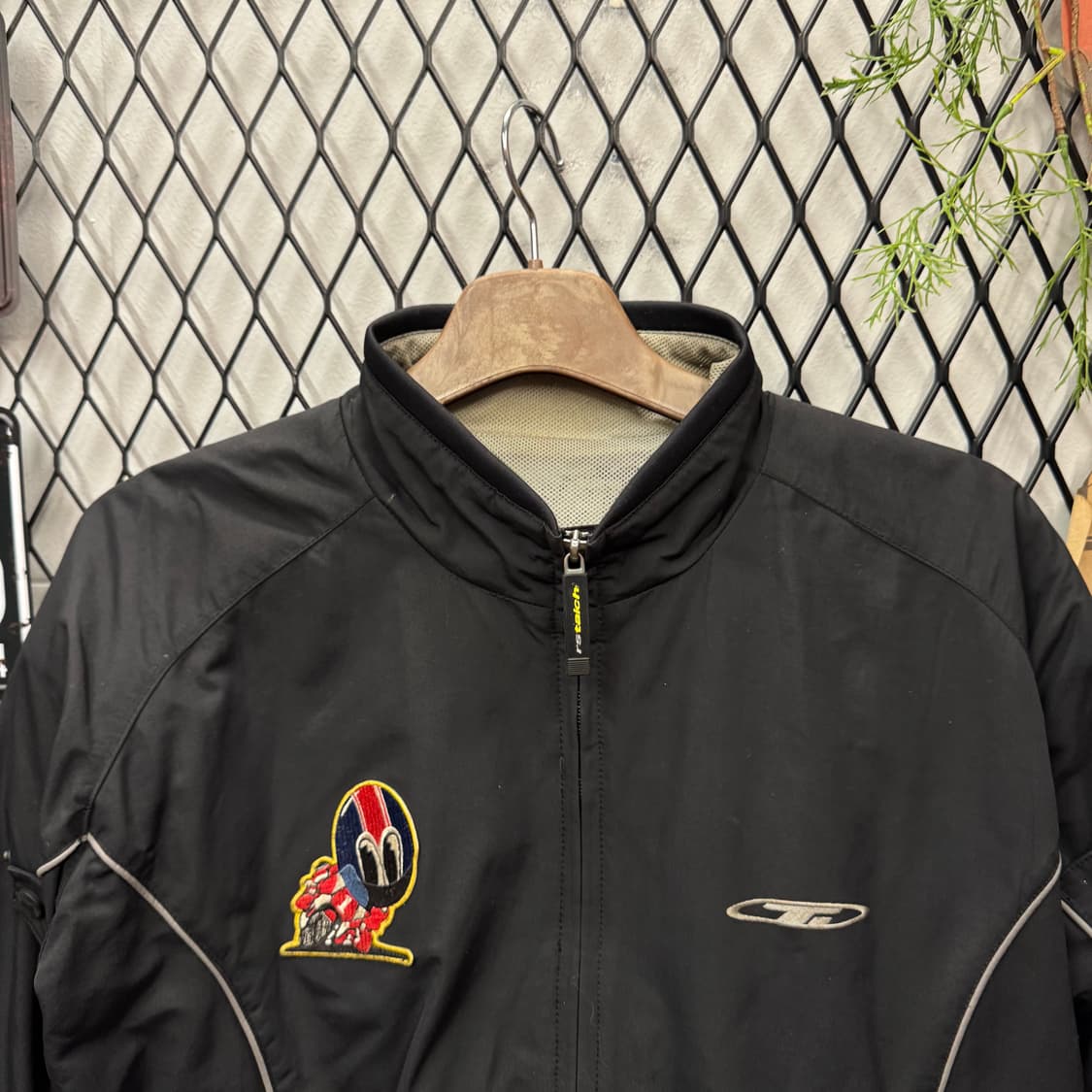 RS 타이치 모터사이클 라이딩 자켓 후면 빅로고 포인트 블랙 상품이미지3