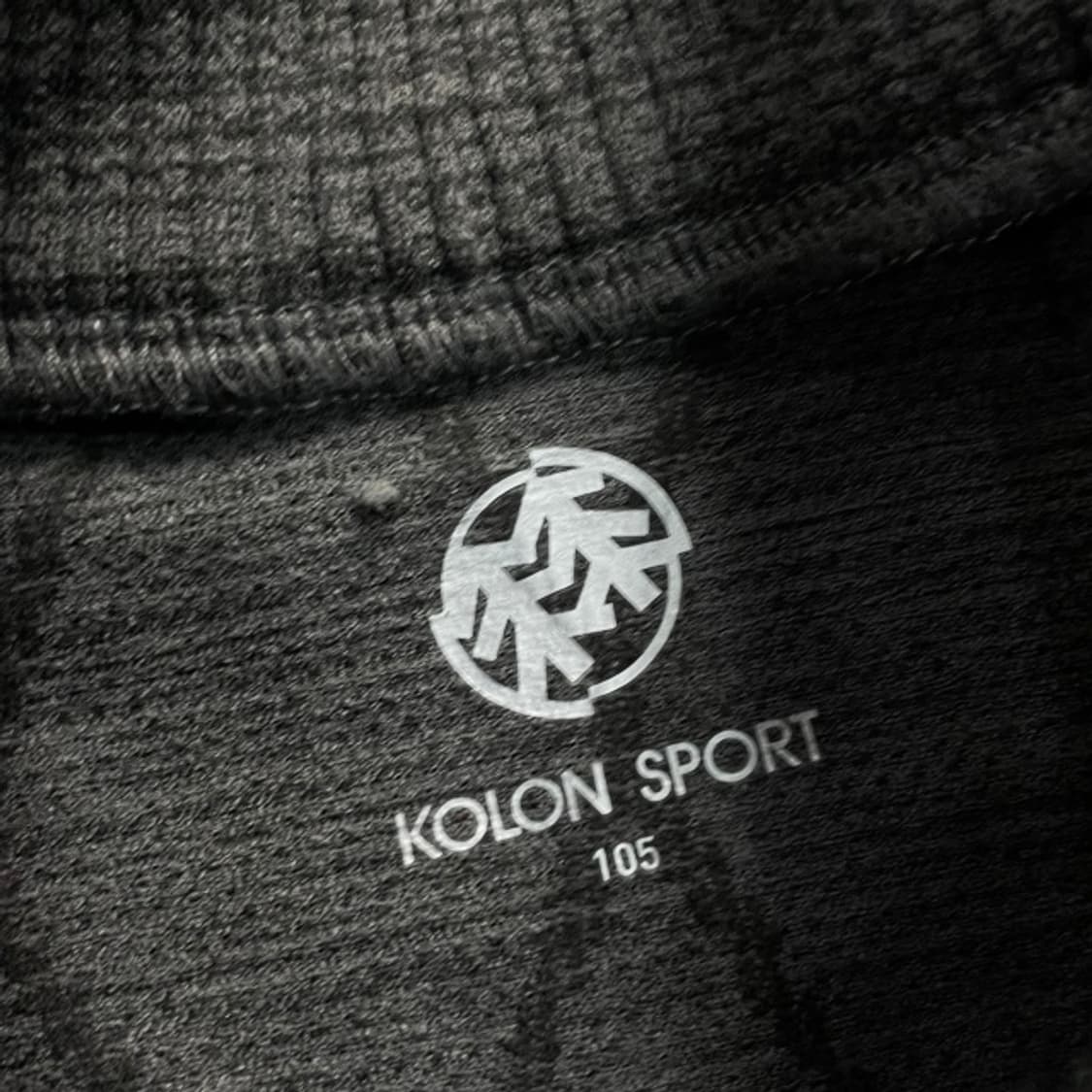 105 코오롱스포츠 기능성 반집업 니트 상품이미지3