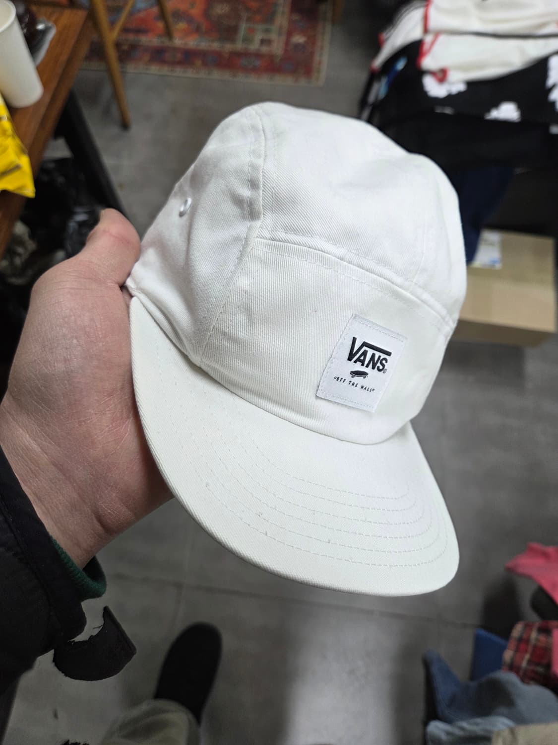 반스 기본로고 캠프캡 모자 프리  상품이미지5