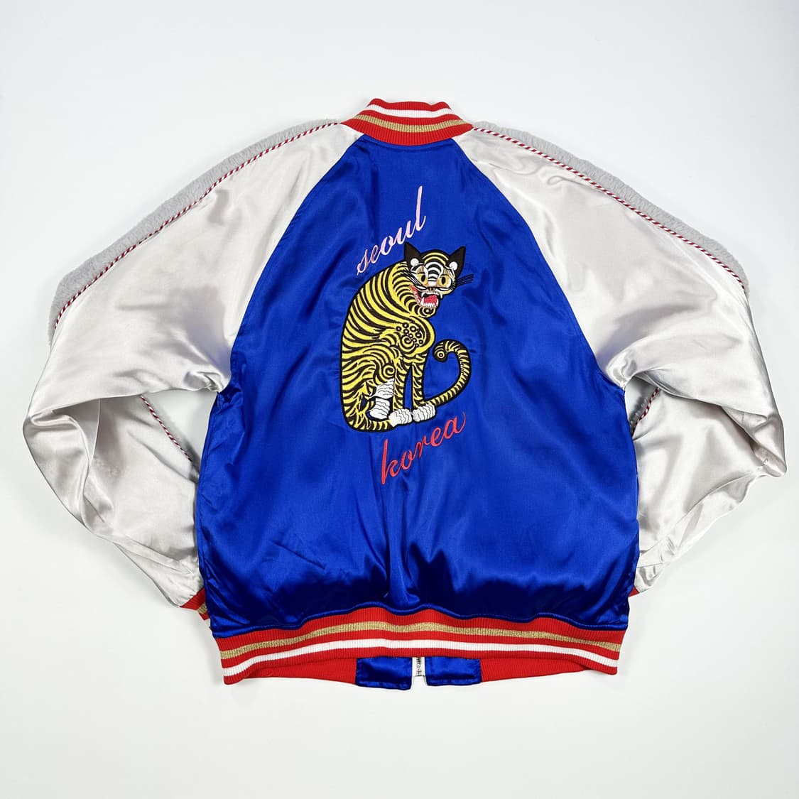 VTG 빈티지 타이거 자수 스카쟌 자켓 (L) 상품이미지3