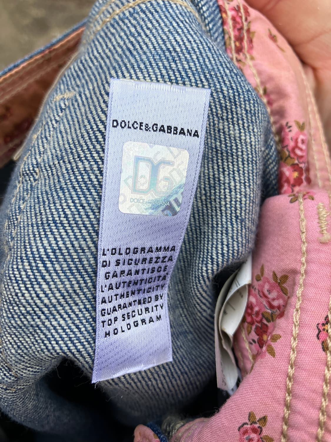 D&G Glamour 2000s 로우라이즈팬츠(italy made) 상품이미지9