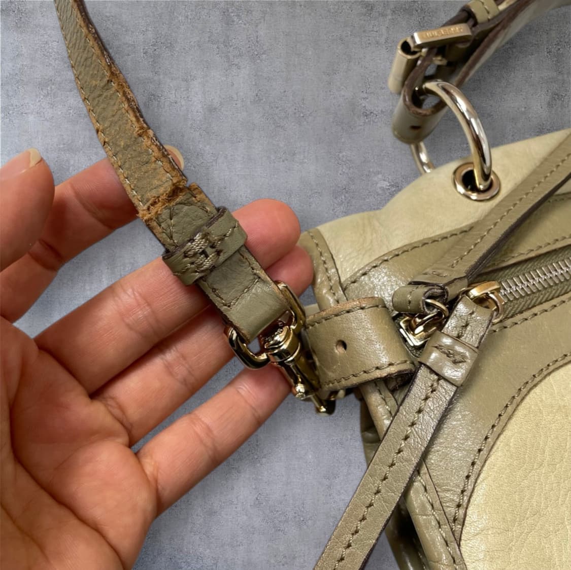 멀버리 Mulberry 올리브 베이지 테일러 사첼백 토트백 상품이미지6
