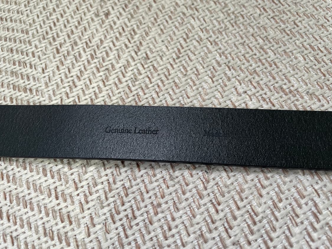 빈티지 genurine leather 실버버클 레더벨트  상품이미지4