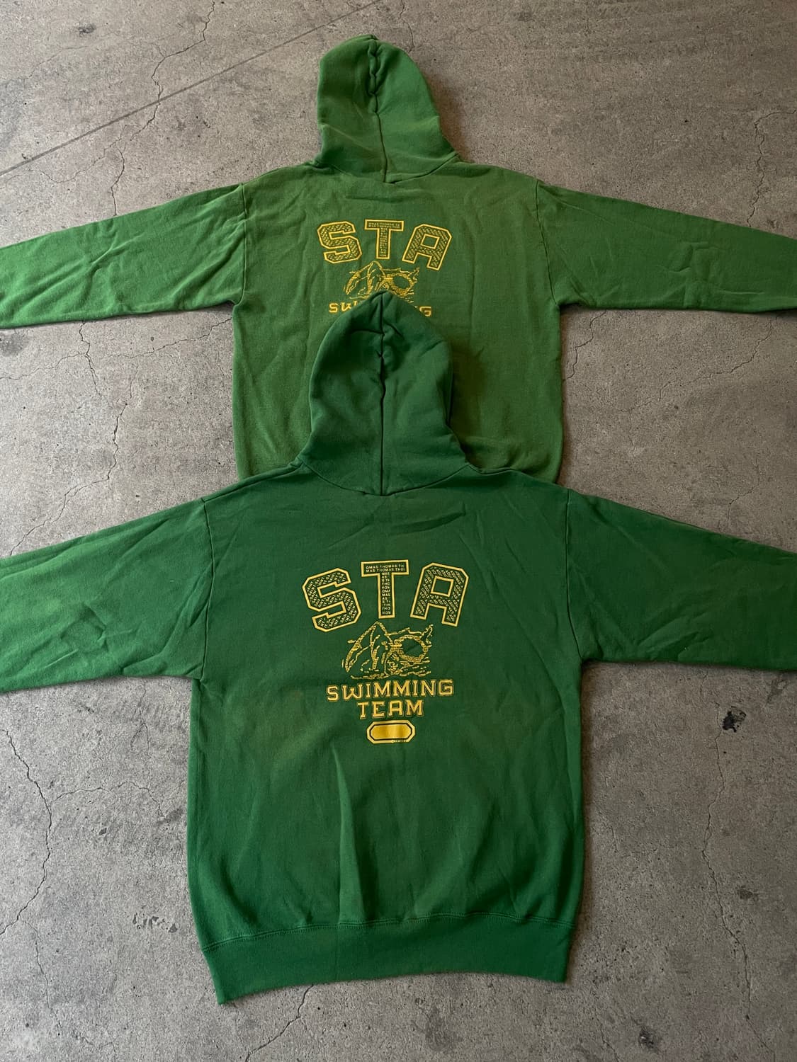 80s~ Mid 90s Jerzees Green 50/50 Hoodie 상품이미지2