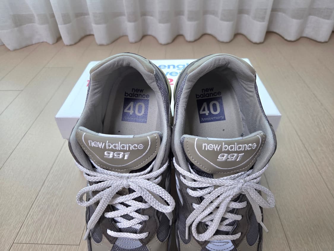 뉴발란스 991 Made In UK 40주년 그레이 270 size 상품이미지7