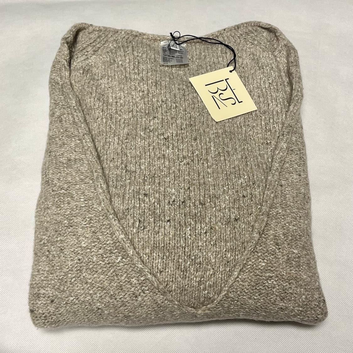 [XS/S]베이스레인지 Soar 브이넥 니트/샌드 상품이미지3