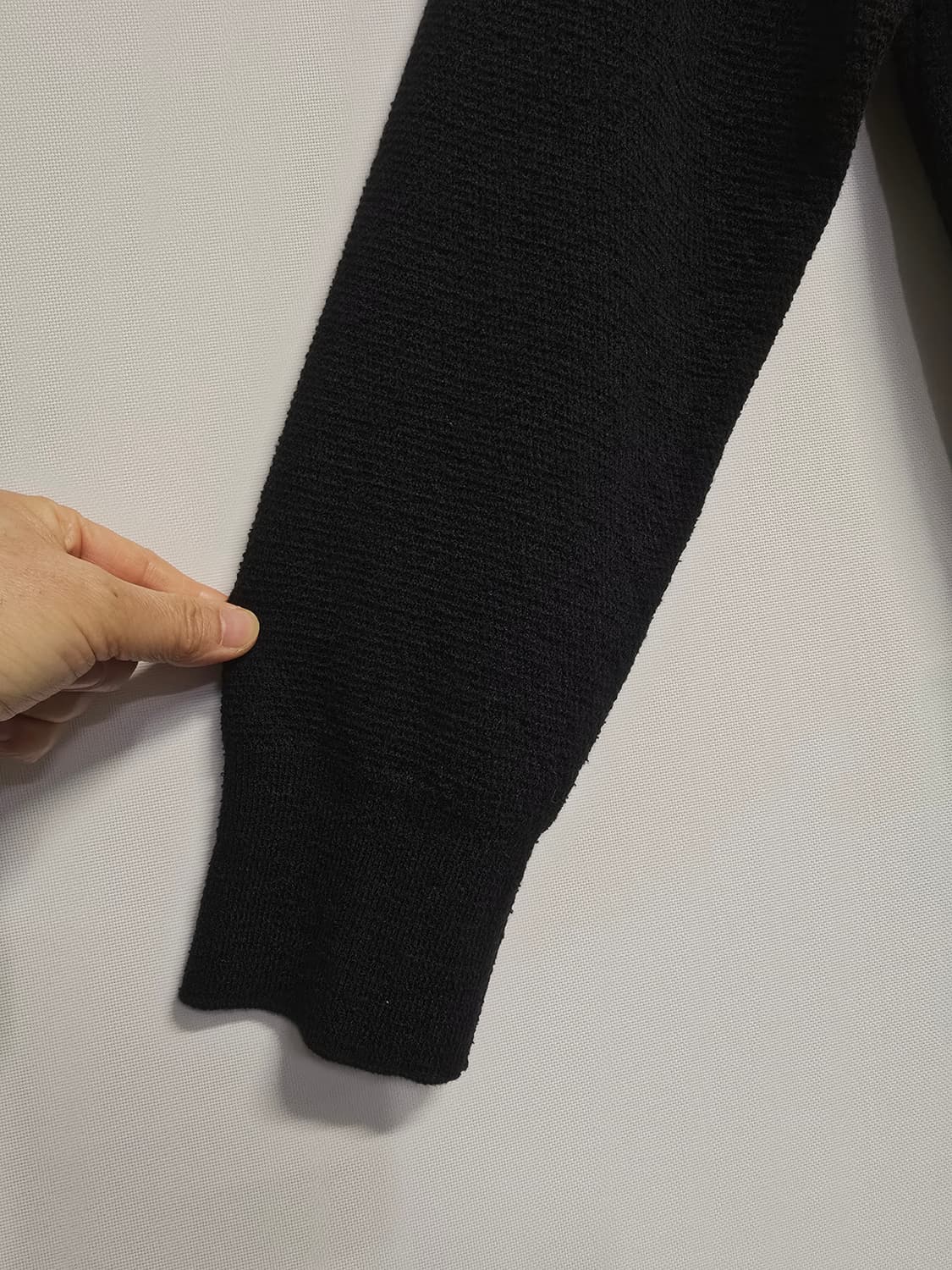 SJSJ 블랙 니트 롱 원피스 상품이미지3