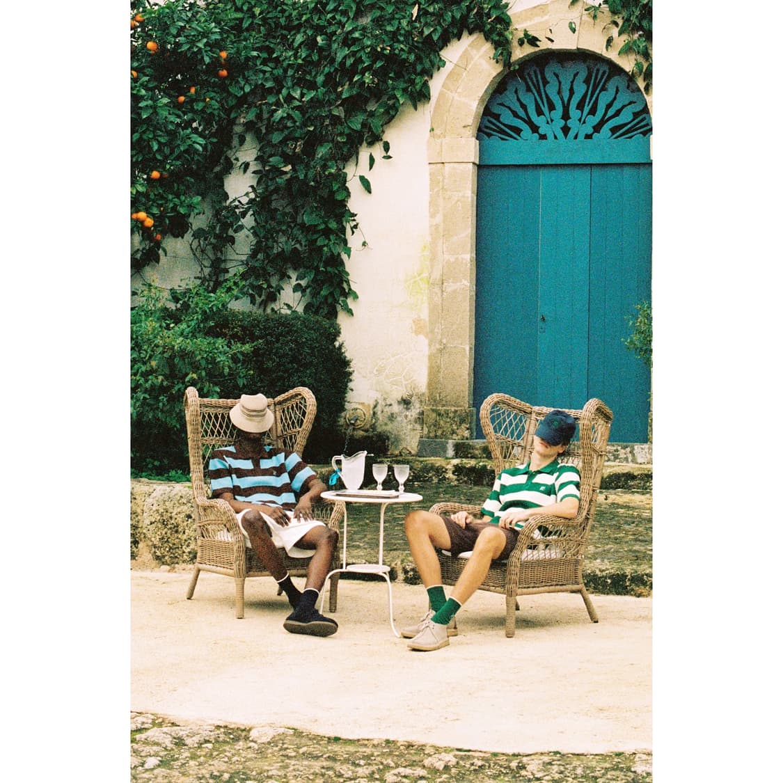 헨리코튼 스트라이프 폴로 PK 니트 반팔 95 상품이미지6