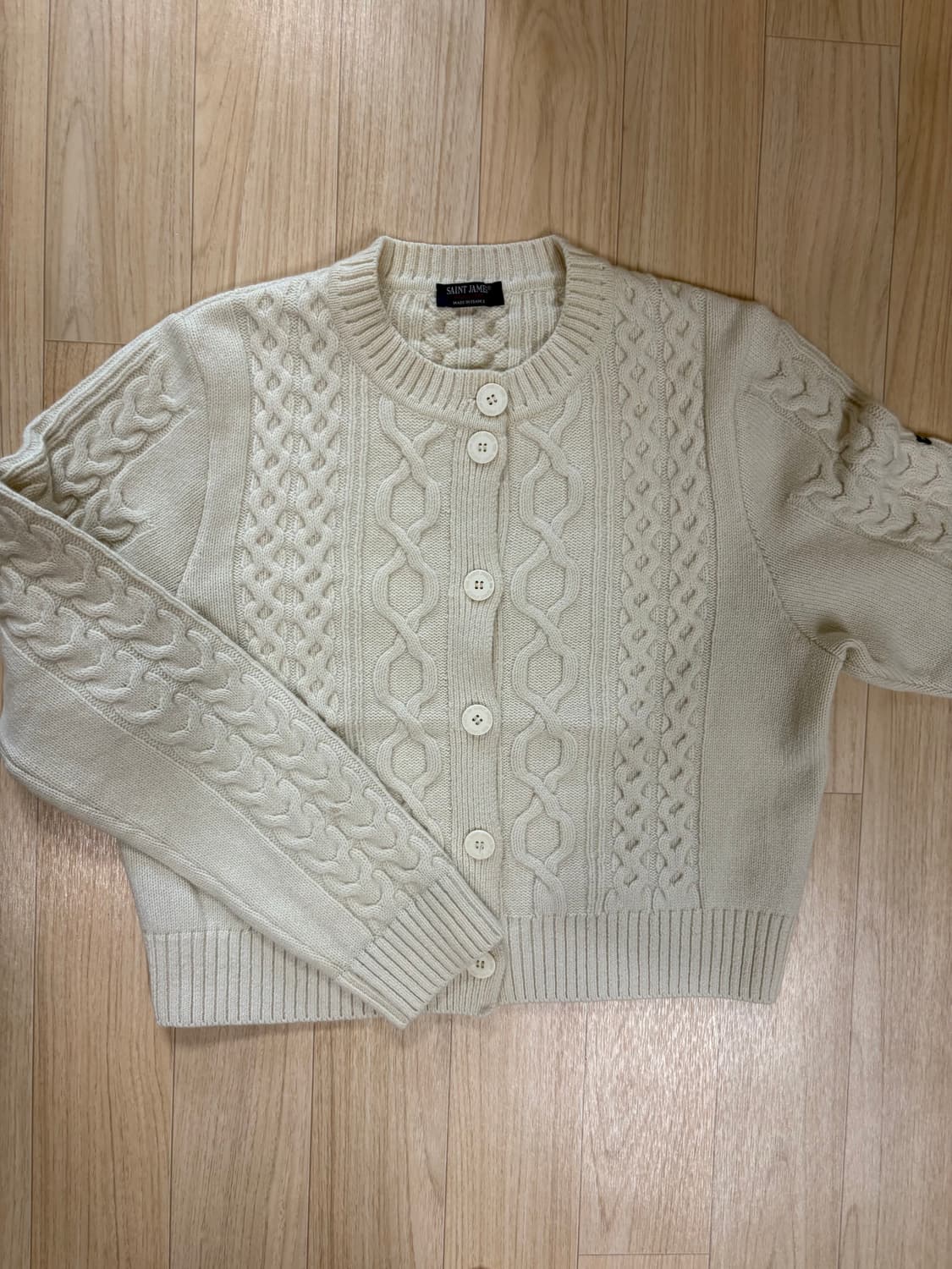 세인트제임스 케이블 니트 가디건 상품이미지1