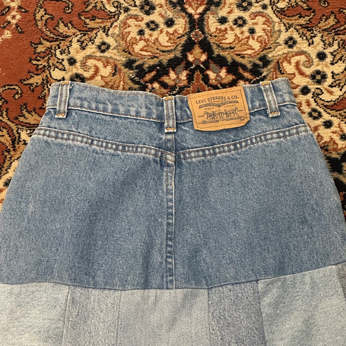 리바이스 패치워크 데님 스커트 (24) 상품이미지4