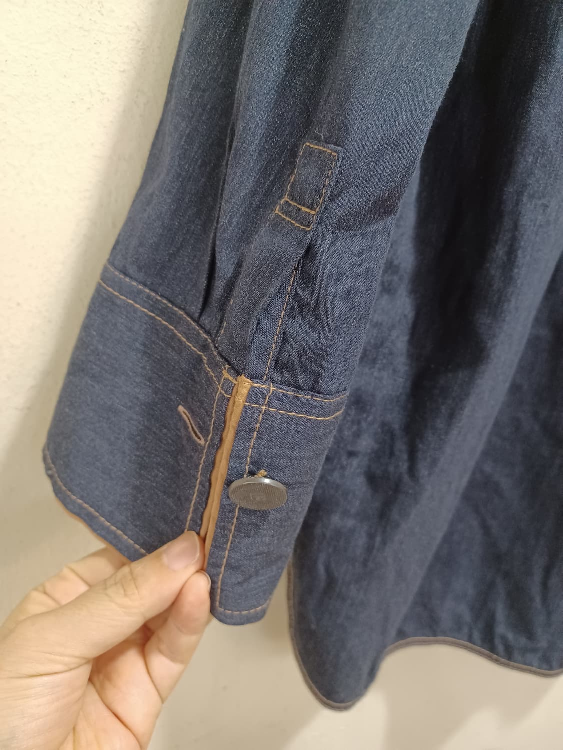 빈폴 네이비색 블라우스  상품이미지6
