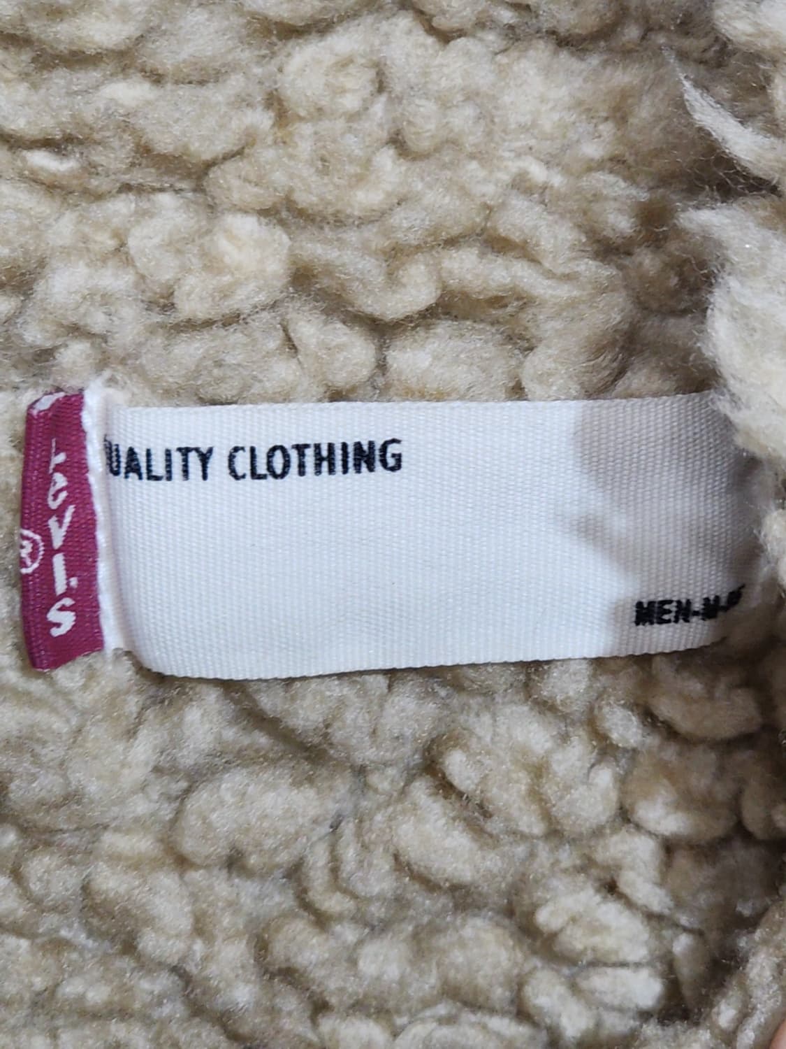 (M) 리바이스 양털 청자켓 블랙 데님자켓 레드탭  상품이미지3