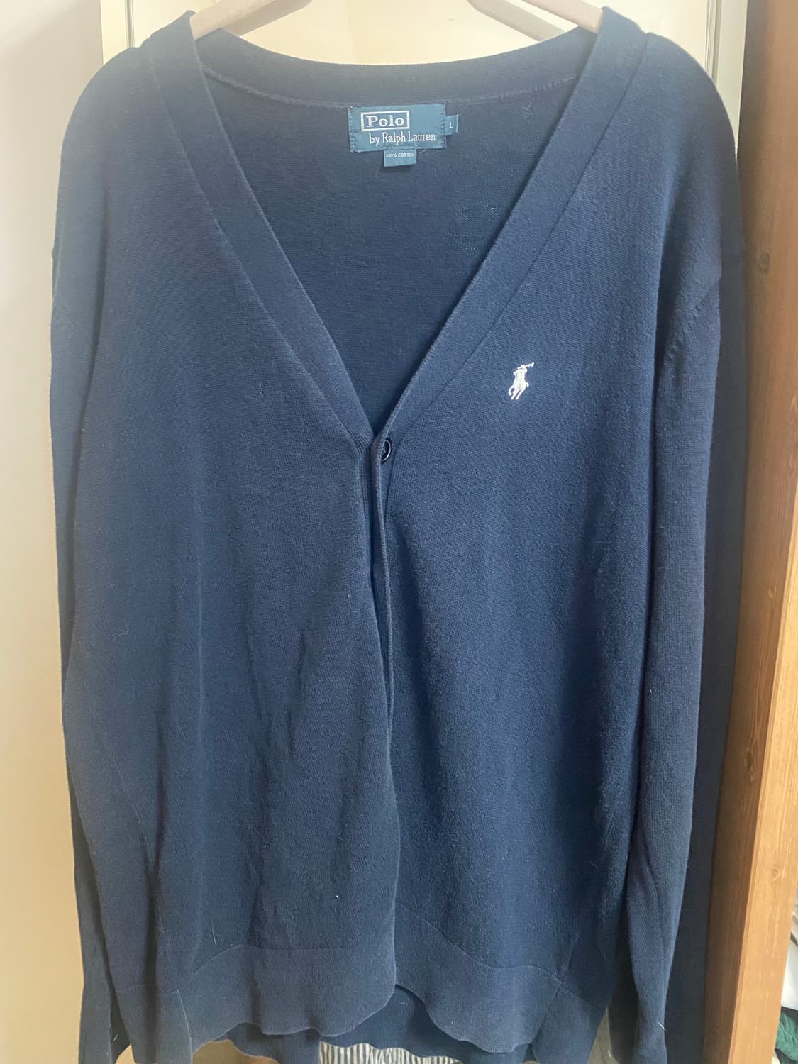 폴로 랄프로렌 네이비 가디건L 상품이미지1