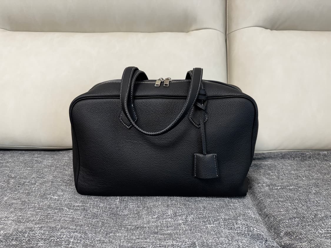 페블엠 볼링 숄더백 라지 블랙 상품이미지1