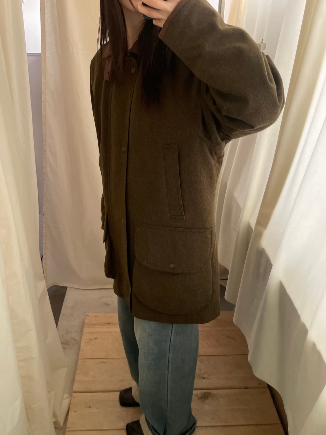 vintage Paul Stuart wool field coat 상품이미지10