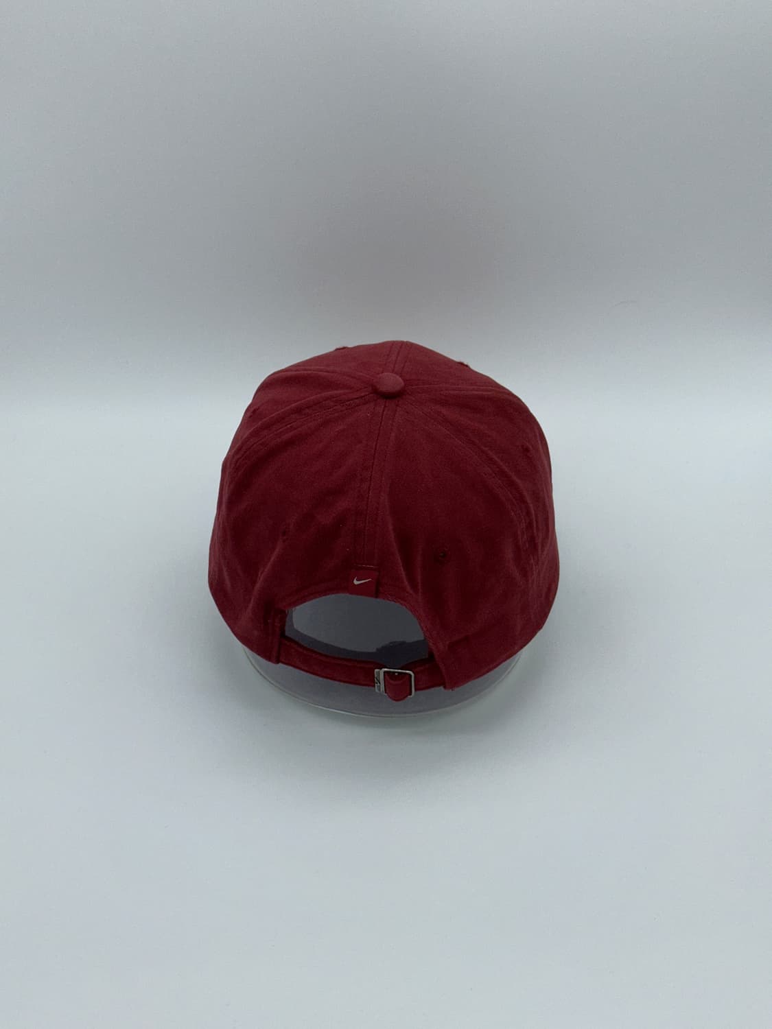 [M-L] 00s 나이키 로고 다크레드 볼캡 모자 빈티지 상품이미지4